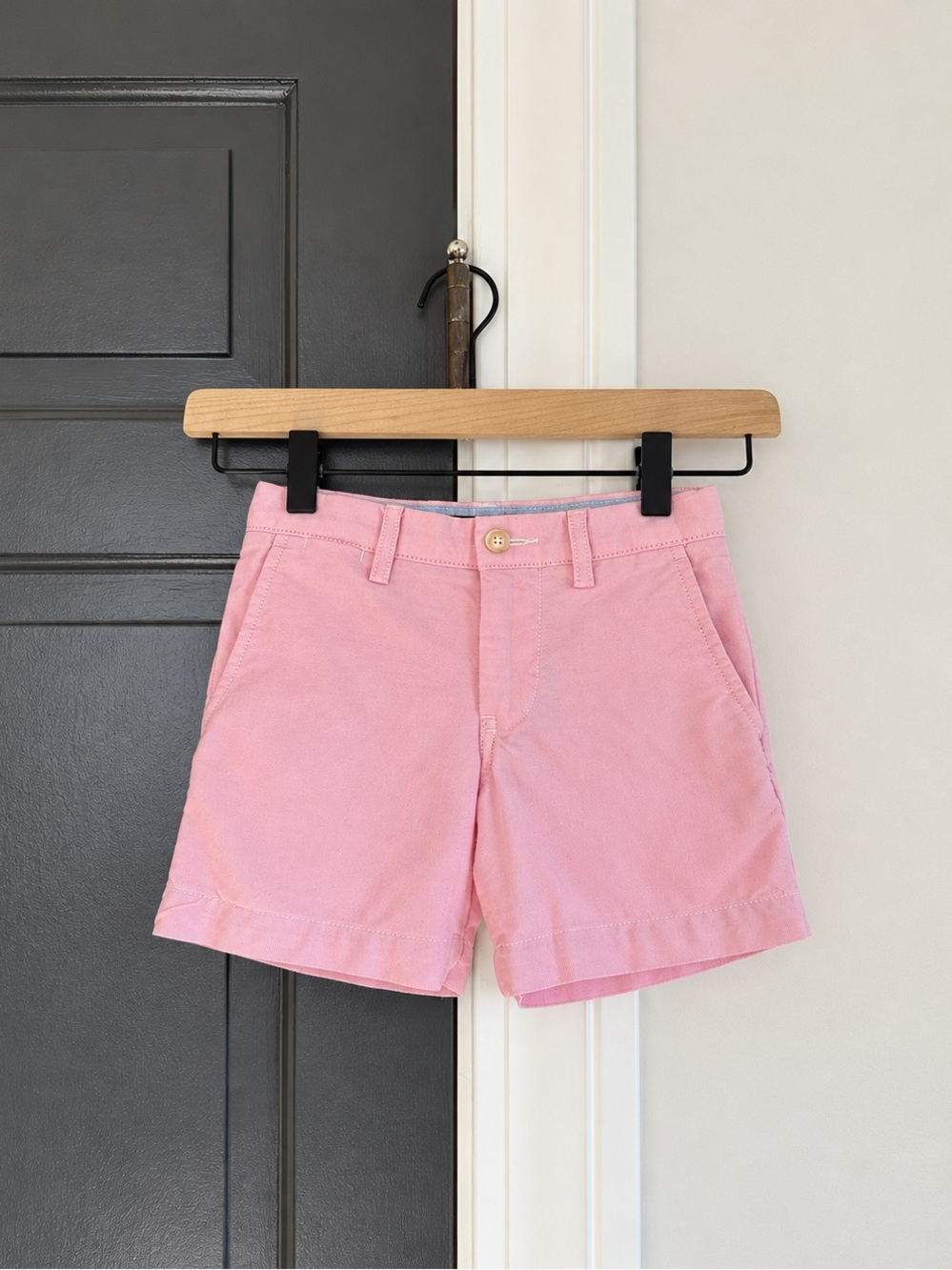 Polo Ralph Lauren Boys Pink Oxford Chino Shorts Size 2T Cotton Pony